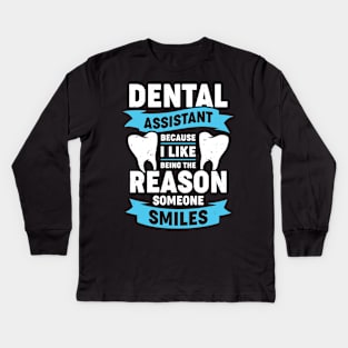 Dental Assistant Gift Kids Long Sleeve T-Shirt